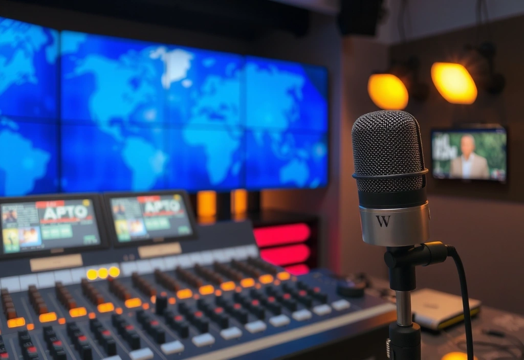 Detalle estudio de radio